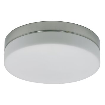 Plafonnier Steinhauer Ceiling and wall LED Acier inoxydable, 1 lumière