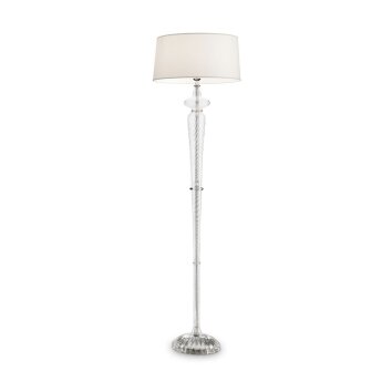 Lampadaire Ideal Lux FORCOLA Chrome, Transparent, 1 lumière