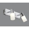 Applique murale Trio 8214 LED Aluminium, Chrome, Acier inoxydable, 2 lumières