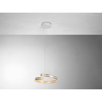 Suspension Bopp BREAK LED Or, 1 lumière