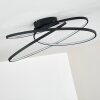 Plafonnier Chute LED Noir, 1 lumière