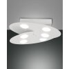 Plafonnier Fabas Luce Cake LED Blanc, 6 lumières