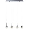 Suspension Brilliant FRIZZANTE LED Chrome, 4 lumières