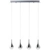 Suspension Brilliant FRIZZANTE LED Chrome, 4 lumières