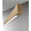 Suspension Fabas Luce Badia LED Bois clair, 1 lumière