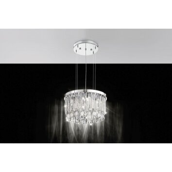 Lampe suspension Eglo CALAONDA Chrome, 7 lumières