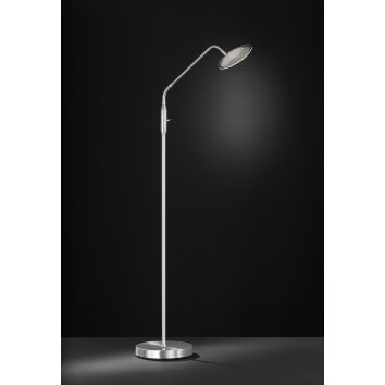 Lampadaire Wofi ORTA LED Nickel mat, 1 lumière