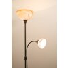 Lampadaire Wofi LACCHINO Brun, Brun foncé, Rouille, 2 lumières