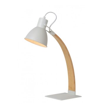 Lampe à poser Lucide CURF Blanc, 1 lumière