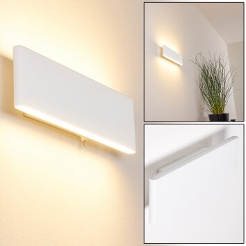 Applique murale Mosambik LED Blanc, 1 lumière