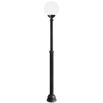 Lampadaire d'extérieur LCD Soltau Noir, 1 lumière