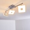 Plafonnier Vallorbe LED Chrome, 3 lumières