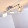 Plafonnier Vallorbe LED Chrome, 3 lumières