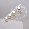 Suspension Babol Blanc, 4 lumières