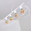 Suspension Babol Blanc, 4 lumières