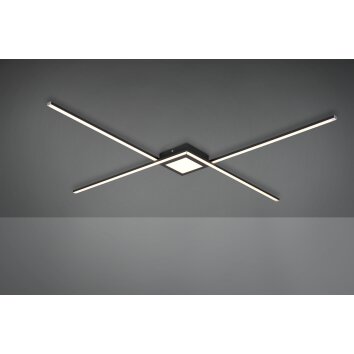 Plafonnier Trio Oxford LED Anthracite, 1 lumière