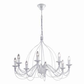 Lustre Ideal Lux CORTE Blanc, 8 lumières