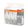 Lot de 3 Osram LED E14 4,5 Watt 2700 Kelvin 470 Lumen