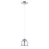 Lampe suspendue Eglo ROCAMAR Chrome, 1 lumière