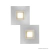 Applique murale Grossmann Karree LED Champagne, 2 lumières