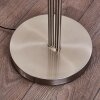 Lampadaire Gunstock Nickel brillant, 2 lumières