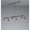 Suspension Trio-Leuchten Gotham Brun foncé, Argenté, 6 lumières