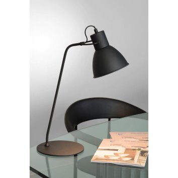 Lampe à poser Lucide SHADI Noir, 1 lumière