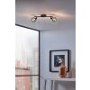 Spot de plafond EGLO ZAPATA LED Noir, 2 lumières