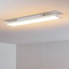 Plafonnier Salmi LED Blanc, 1 lumière, Télécommandes