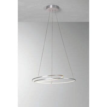 Suspension BOPP AT LED Aluminium, 1 lumière