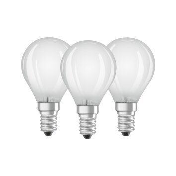 Lot de 3 Osram LED E14 4,5 Watt 2700 Kelvin 470 Lumen