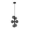 Suspension Lucide TYCHO Noir, 6 lumières