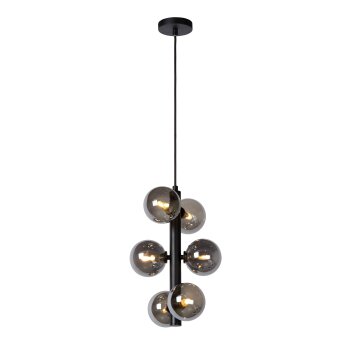 Suspension Lucide TYCHO Noir, 6 lumières