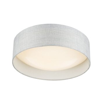 Plafonnier Globo DRUM LED Blanc, 1 lumière