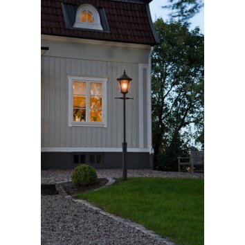 Lampadaire Konstsmide Virgo Noir, 1 lumière