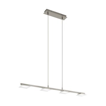 Suspension Eglo LANIENA LED Nickel mat, 4 lumières