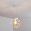 Suspension Babol Blanc, 1 lumière