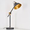 Lampe à poser Luven Noir, 1 lumière, Télécommandes