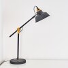 Lampe à poser Luven Noir, 1 lumière, Télécommandes