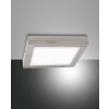 Plafonnier Fabas Luce Egon LED Nickel mat, 1 lumière