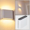 Applique murale d'extérieur Tinglev LED Blanc, 2 lumières