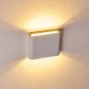 Applique murale d'extérieur Tinglev LED Blanc, 2 lumières