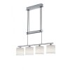 Suspension Trio GARDA Nickel mat, 4 lumières