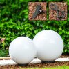 Set de boules lumineuses Miau Blanc, 2 lumières