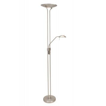 Lampadaire Steinhauer Mexlite LED Acier inoxydable, 1 lumière