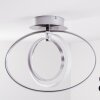 Plafonnier LED Trio Corland Chrome, 1 lumière