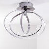 Plafonnier LED Trio Corland Chrome, 1 lumière