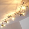 Spot de plafond Annai Chrome, 6 lumières