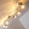 Spot de plafond Annai Chrome, 6 lumières