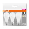 Lot de 3 Osram LED E27 13 Watt 2700 Kelvin 1521 Lumen